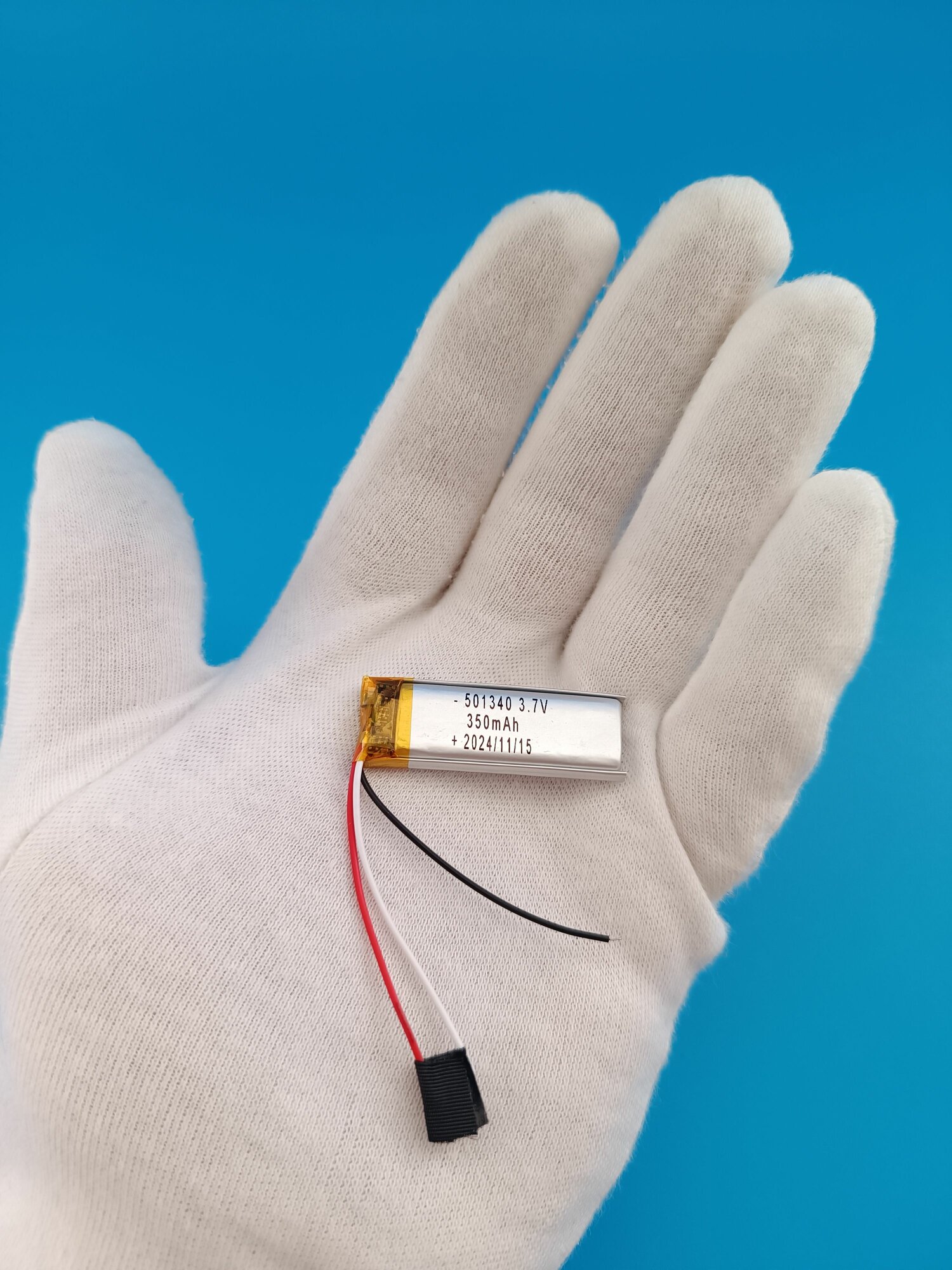 Аккумулятор для видеорегистратора 3.7v 350mAh 3 pin 3 провода (батарея на видеорегистратор универсальная) Терабайт Маркет