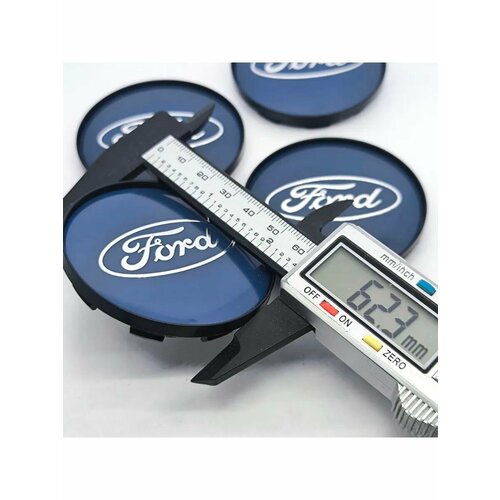 Колпачок - залушка для литых дисков Ford R09 синие 427₽