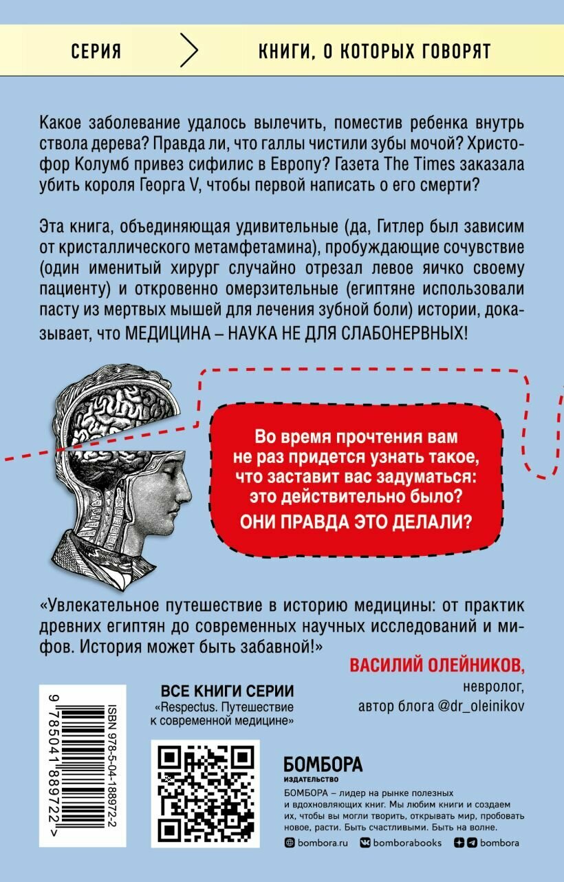 Дикая медицина. Шокирующие операции и факты из истории медицины — фото 1