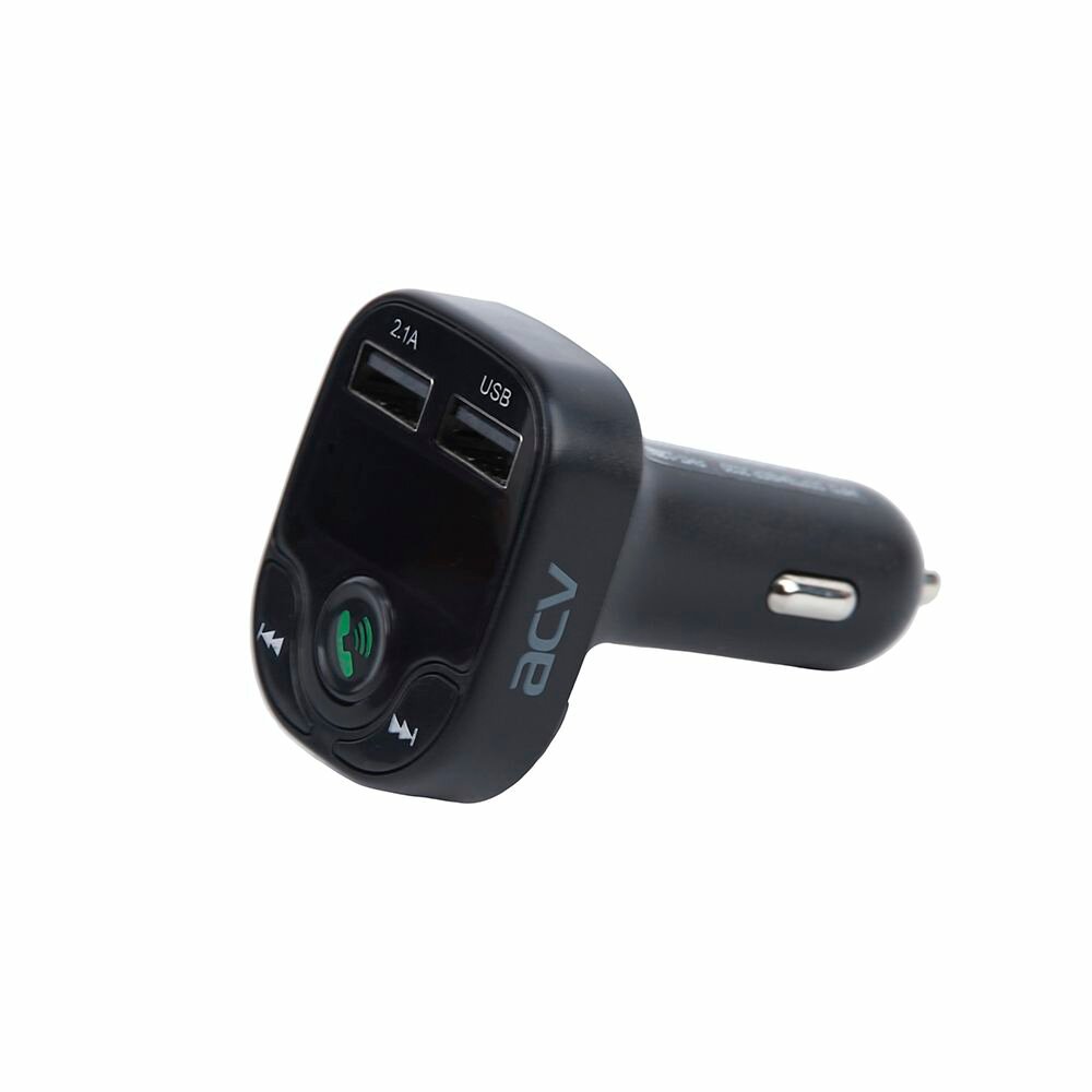 FM модулятор ACV FMT-120B Ж-К дисплей, Bluetooth, MicroSD, USB