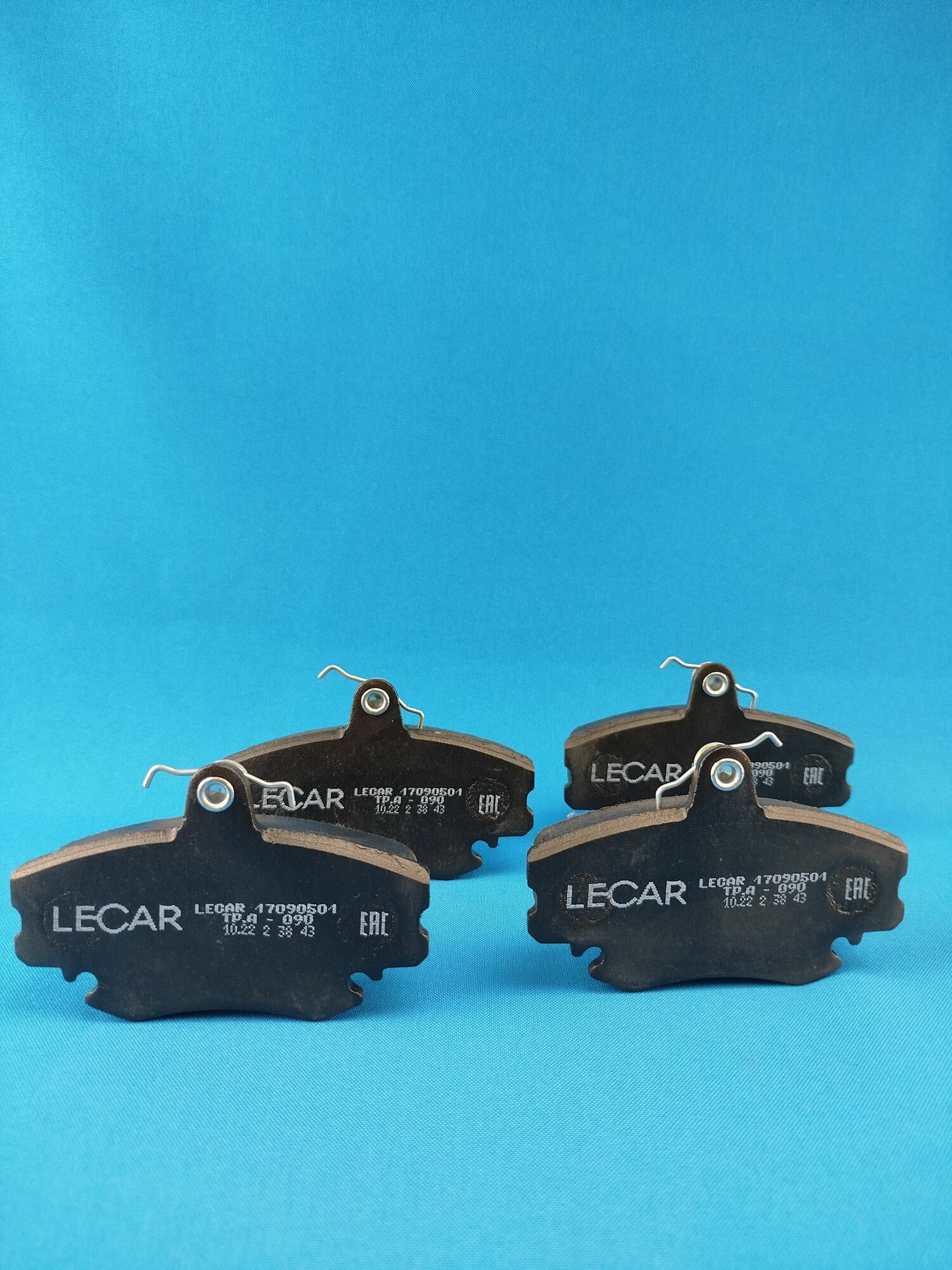 Колодки переднего тормоза "LECAR" Ларгус 8кл, Renault Logan