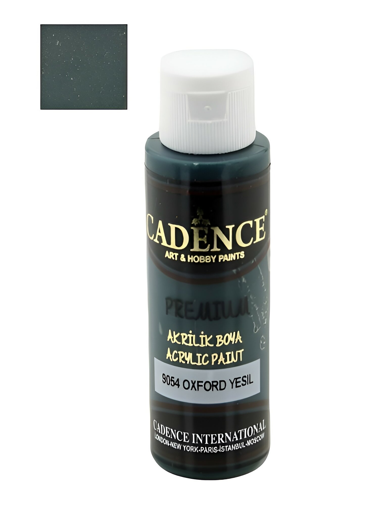 Акриловая краска Cadence Premium Acrylic Paint, 70 мл. Oxford Ivy-9054