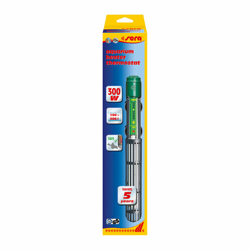 Нагреватель Sera "aquarium heater thermostat" 300W, для аквариумов до 150-300 л.