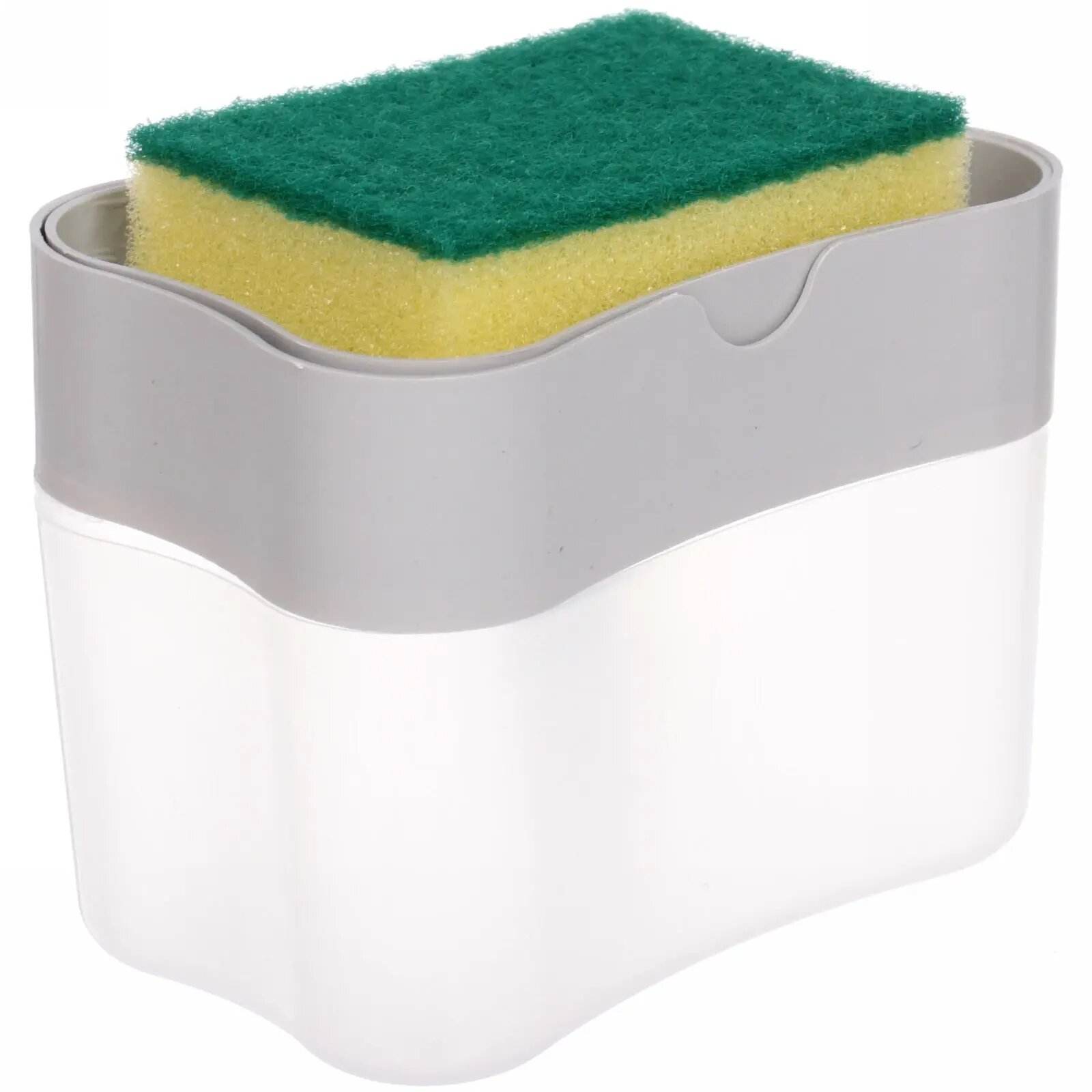 Подставка под губку с дозатором «Лофт» 14х9х105 см экономия моющего средства