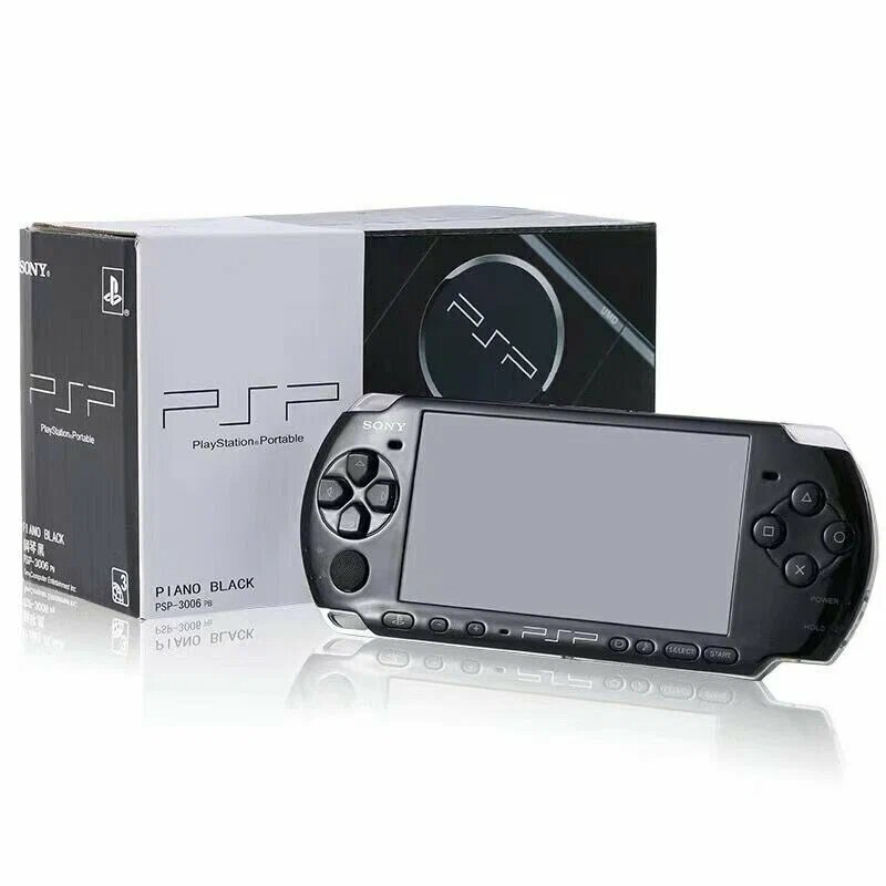 Портативная игровая консоль Sony PSP 3000/3006/3008, 32Gb, комплект, черная