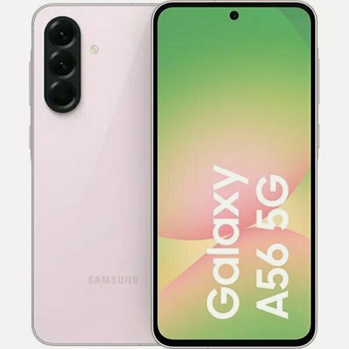 Изображение товара Смартфон Samsung Galaxy A56 5G 12/256 ГБ, Dual: nano SIM + eSIM, розовый (Pink)
