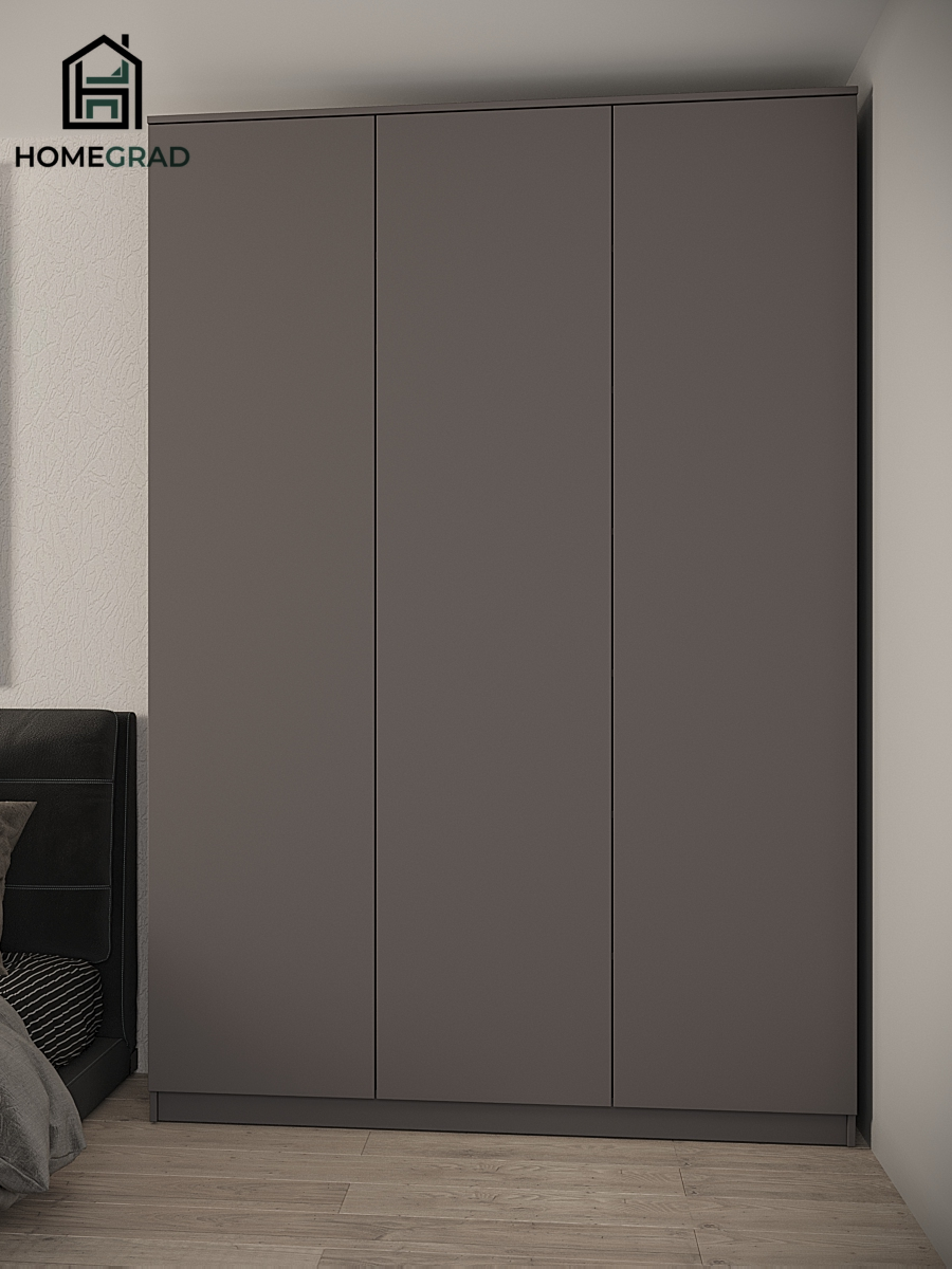 Шкаф для одежды Mika с антресолью 220x150x48 Белый, HomeGrad — фото 1