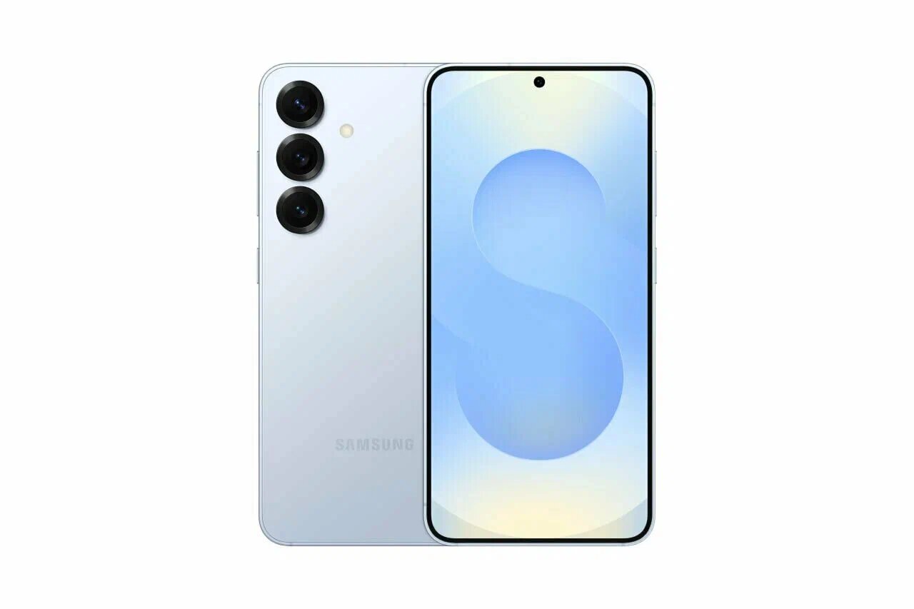 Смартфон Samsung Galaxy S25 5G 12/256ГБ, голубой + беспроводные наушники в подарок