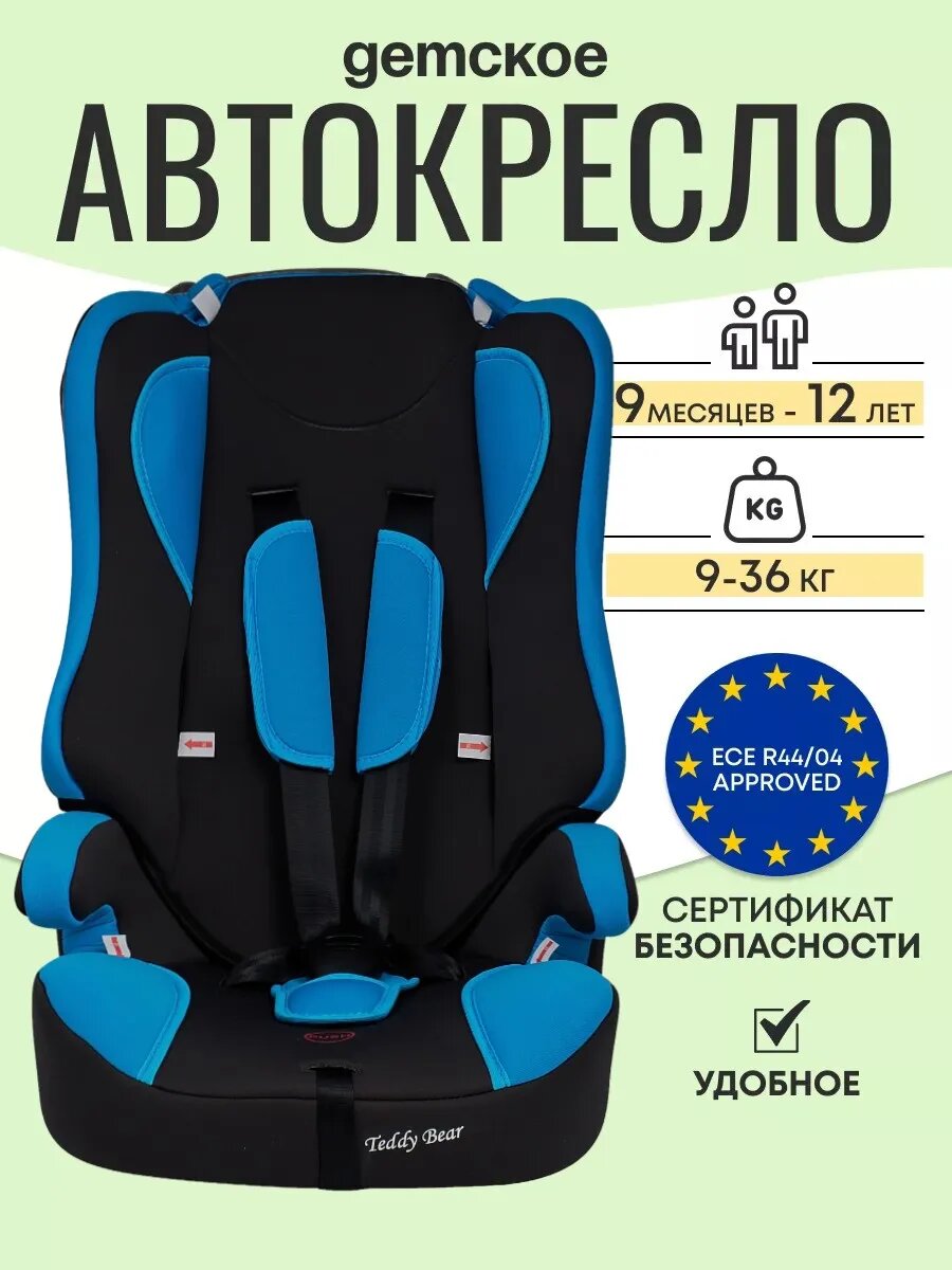 Автокресло детское 9-36 кг