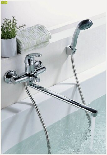 Изображение товара Смеситель Ledeme L2235, для ванны и душа, латунный корпус, экономичный режим