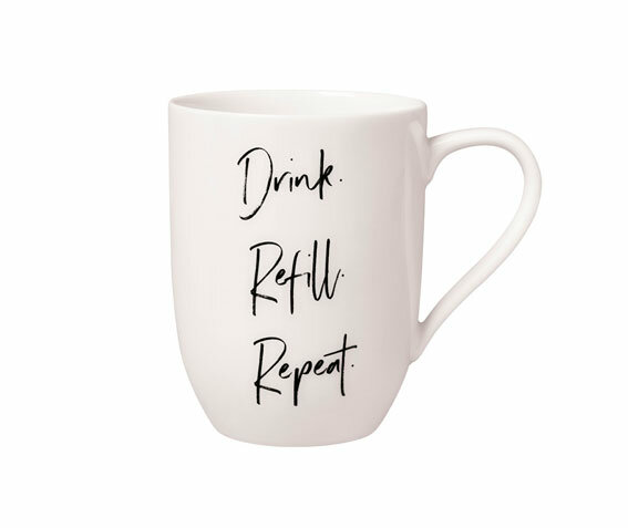 Кружка для чая и кофе 340 мл, Drink. Refill. Repeat, Villeroy & Boch, Премиум-Фарфор