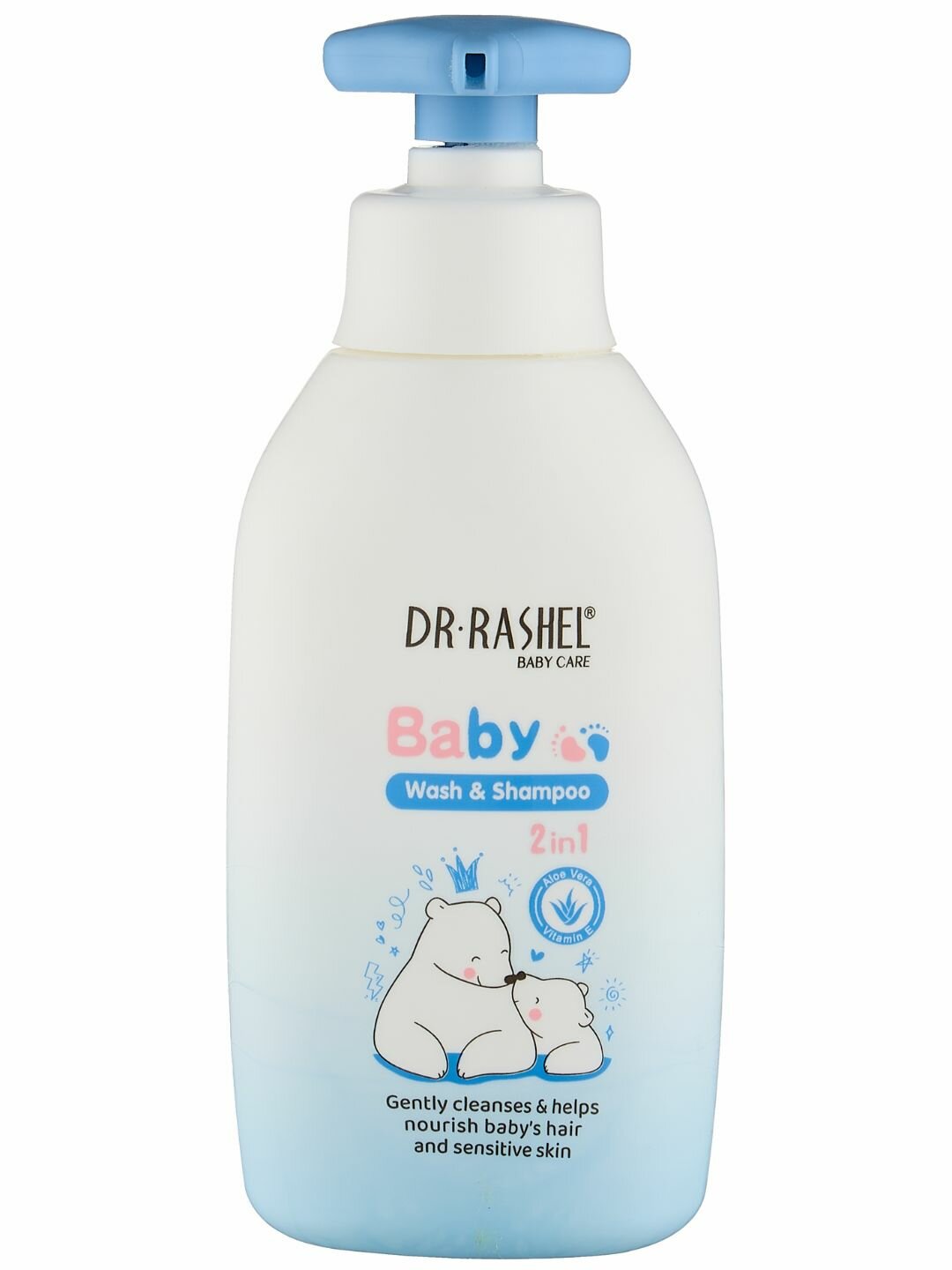 Гель для купания Dr.Rashel Baby, гипоаллергенный, увлажнение, без сульфатов и парабенов, 300мл — фото 1