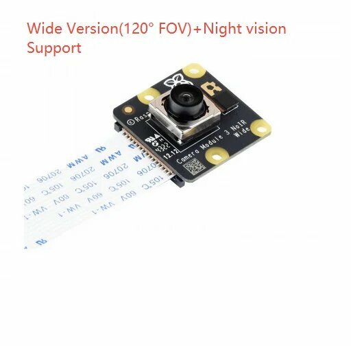 Модуль камеры Raspberry Pi 3, 12 МП, высокое разрешение, автофокус IMX708, варианты для FOV и функций ночного видения Raspberry Pi, Модель 1, option 24572