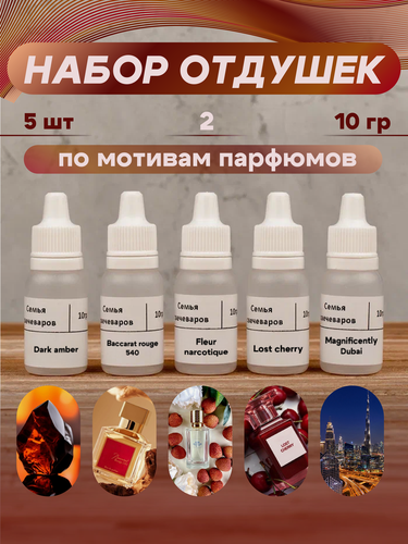 Изображение товара Набор отдушек "По мотивам парфюмов 2"