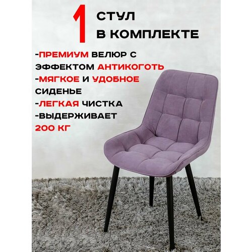 фото Стул для кухни артхолдинг бентли 1 шт, фиолетовый русский стул