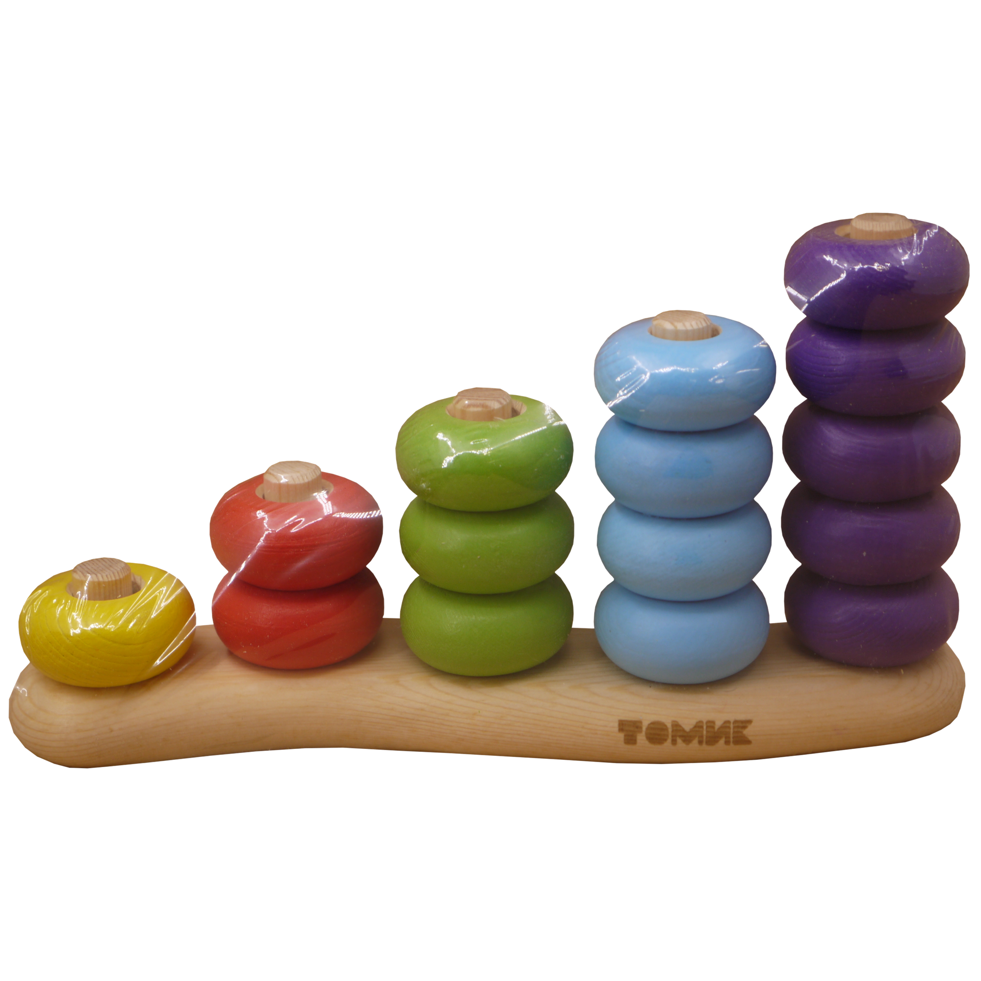 Развивающий набор "Сортер" "Цветные колечки"(16 деталей)