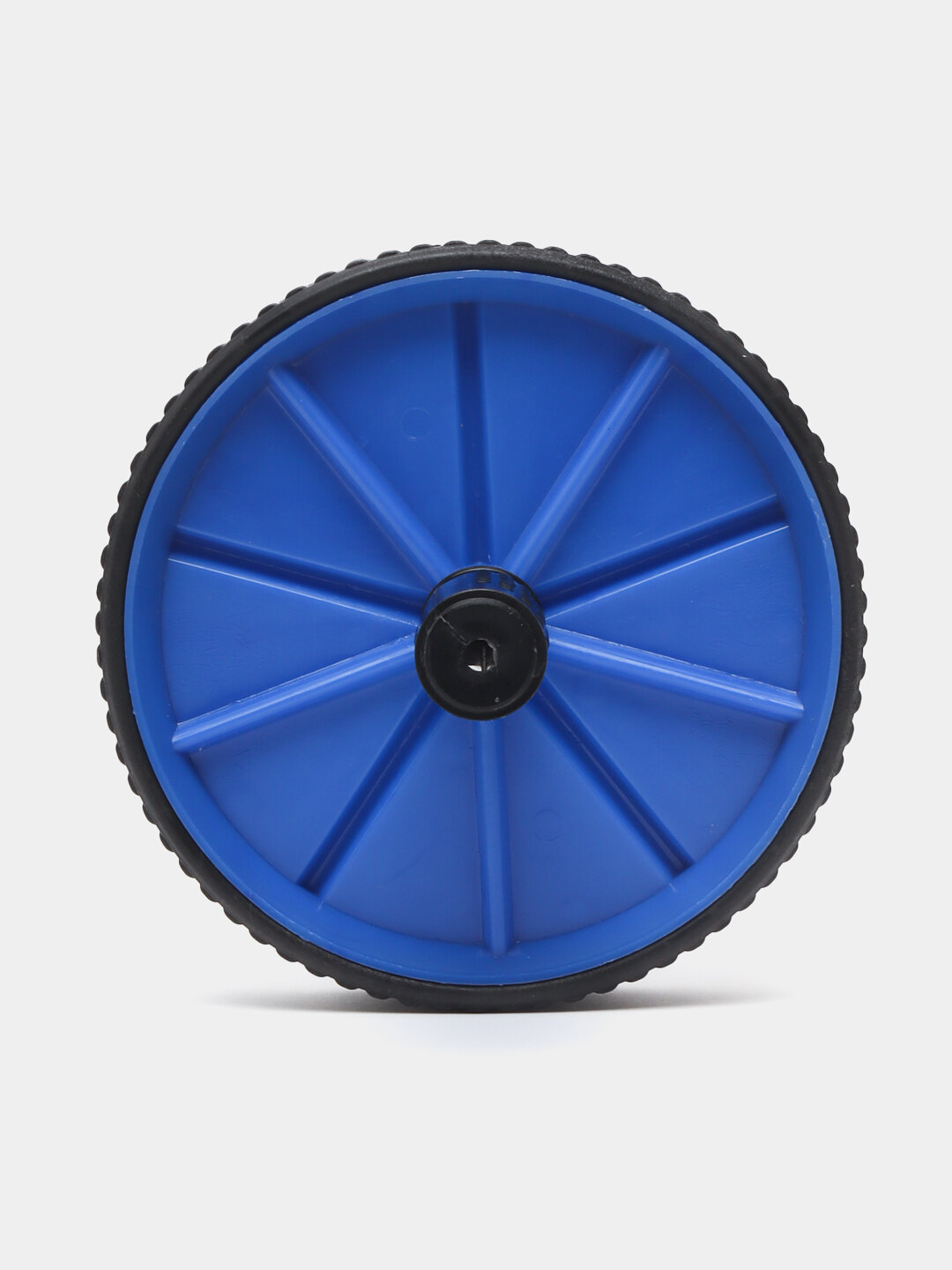 Ролик для пресса Ab Wheel, 1 колесо, противоскользящие ручки, пластик, резина — фото 1