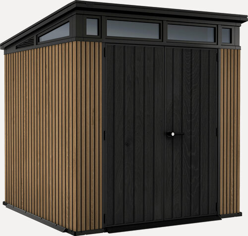 Изображение товара Хозяйственный блок Pent 7*7 Shed VER (коричневый) (17213211)