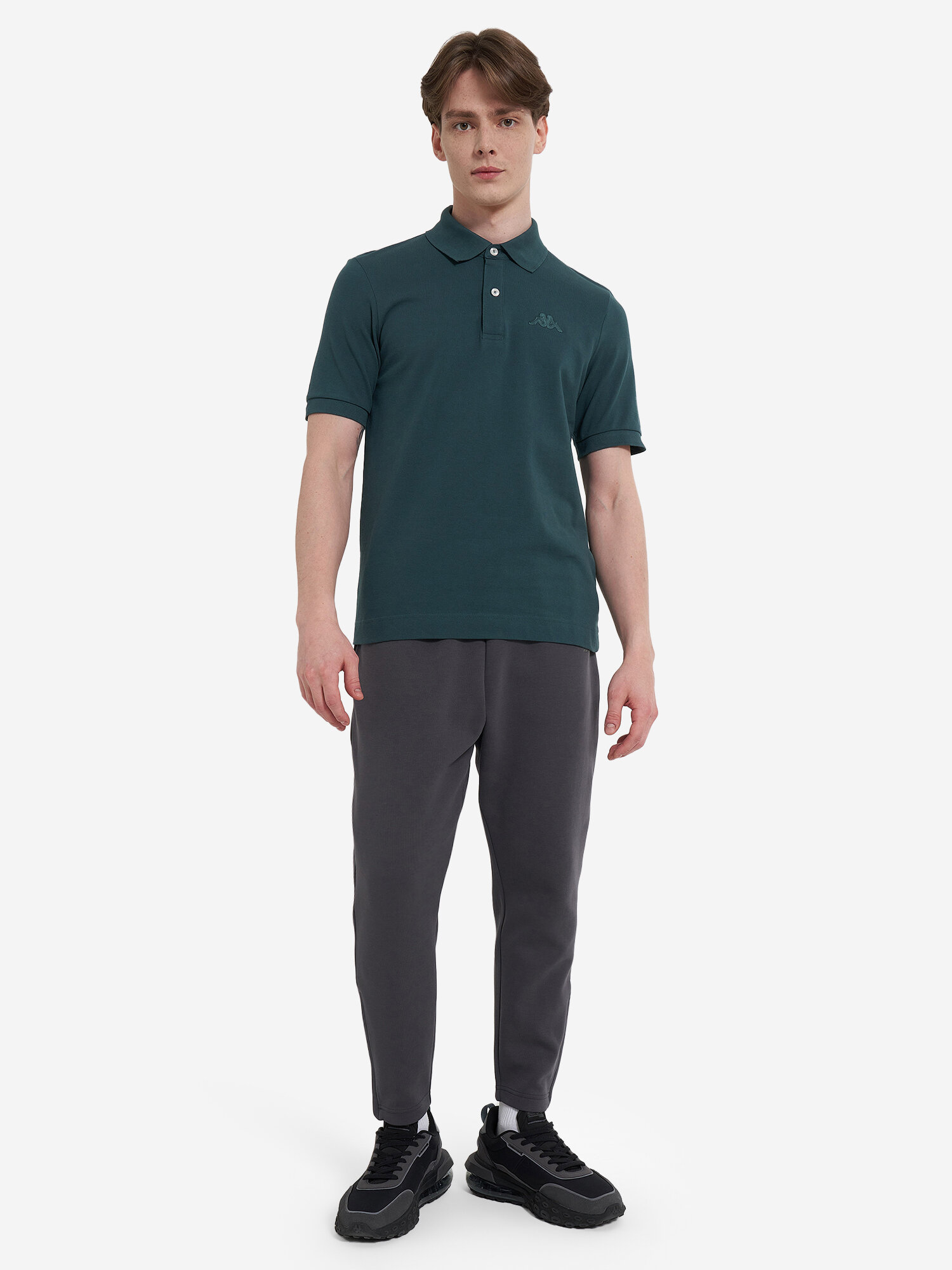 Поло Kappa, размер 54, зеленый — фото 1