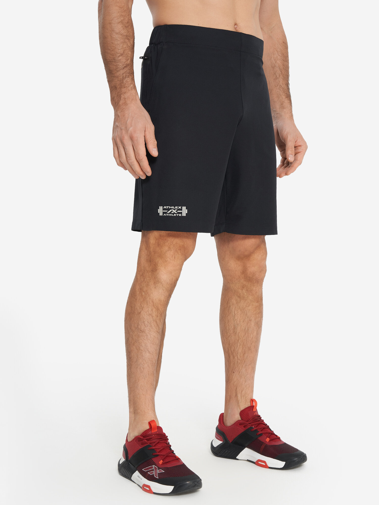 Шорты спортивные ATHLEX, размер 44-46, черный — фото 1