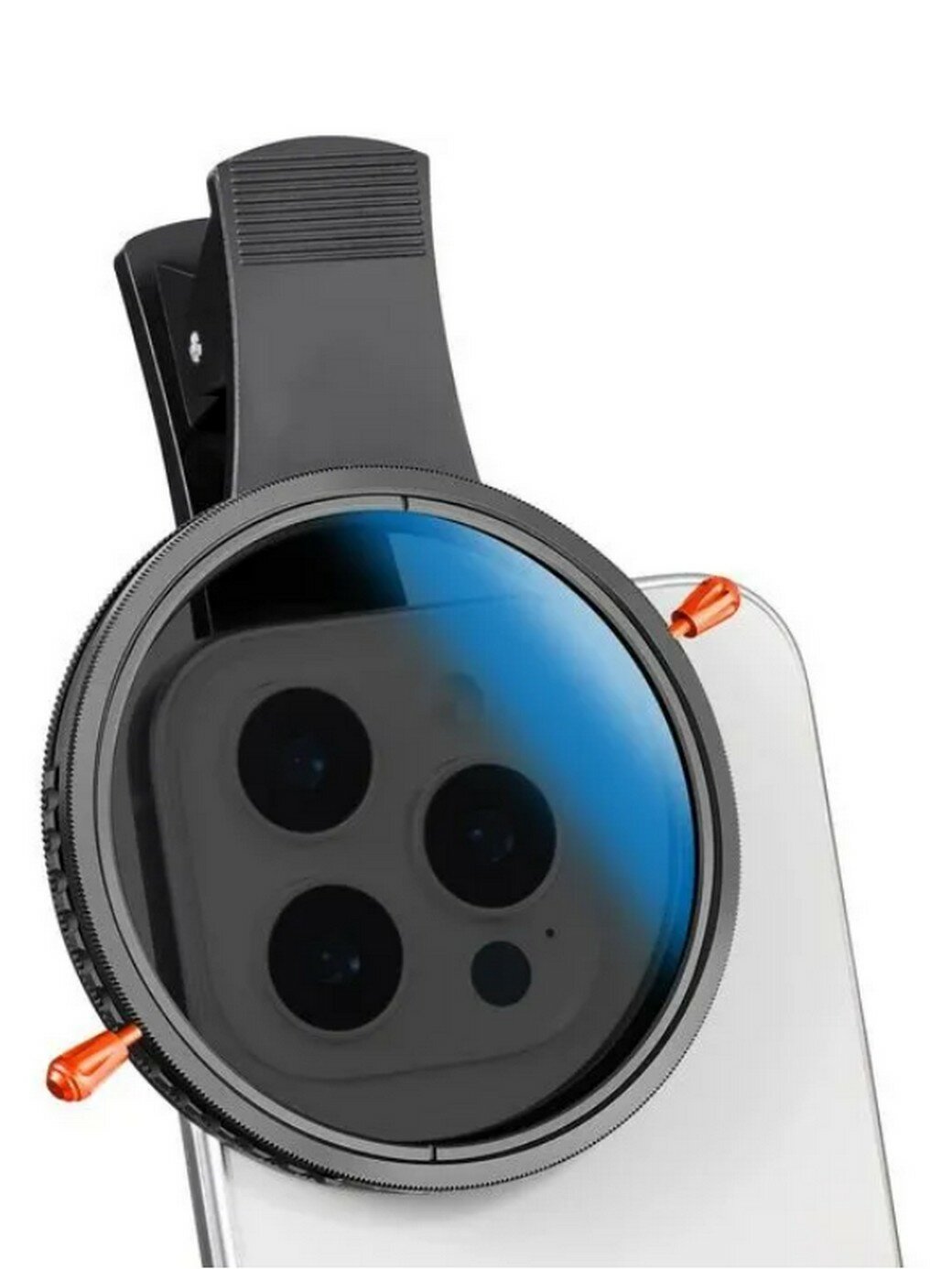 Фильтр 67 мм K&F Concept 2 in 1 ND2-ND32 & CPL HMC с креплением на смартфон
