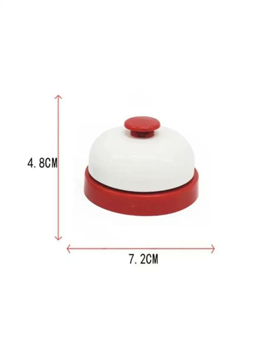 Звонок настольный Манго, музыкальный инструмент, металл/пластик, для игр, от 1 года — фото 1