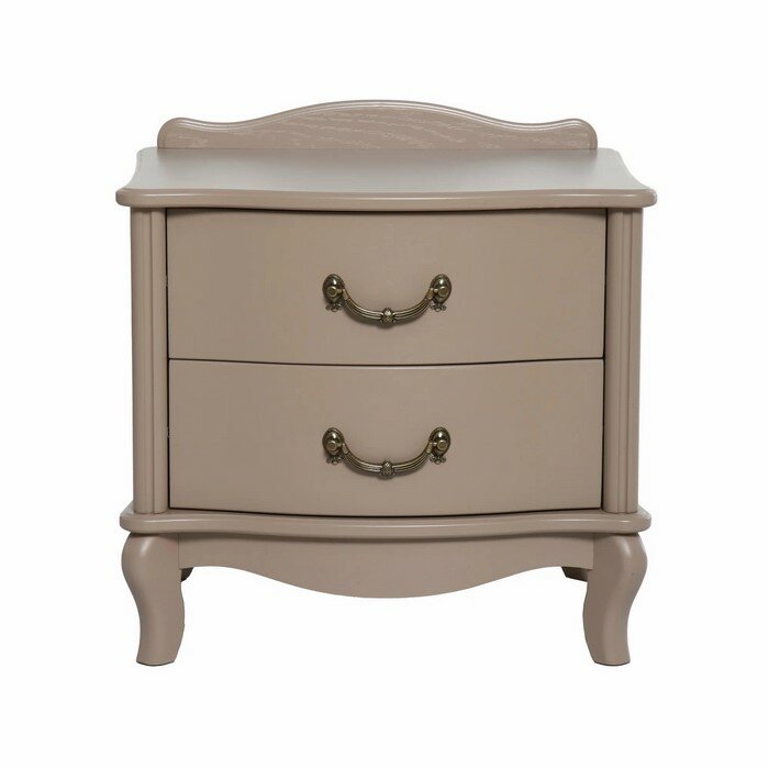 Тумбочка прикроватная "Джульетта" 2 ящ. (Мокко) Вис