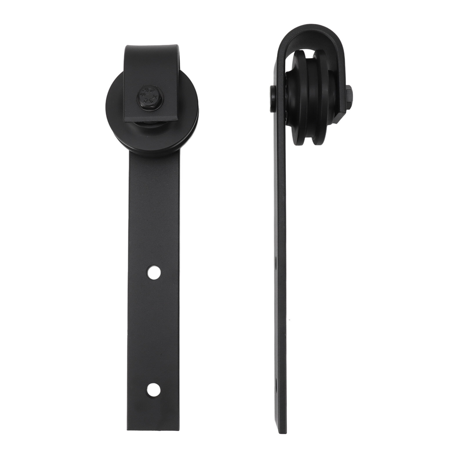 Набор колесных роликов для раздвижных дверей каркас из углеродистой стали черные для спальни кабинета и гостиной