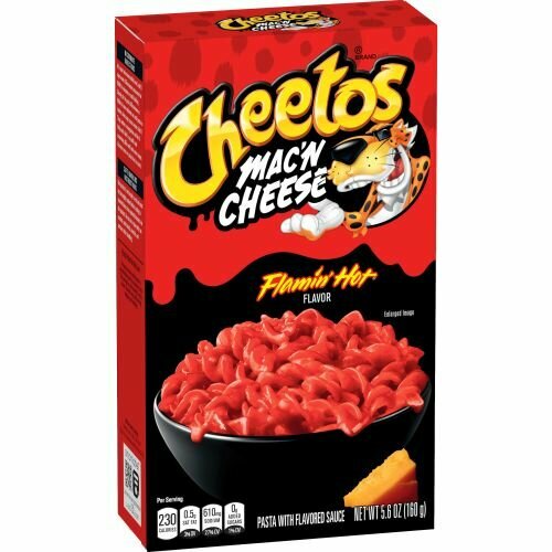 Макароны Cheetos Mac'N'Cheesy Flamin Hot 160г (США)
