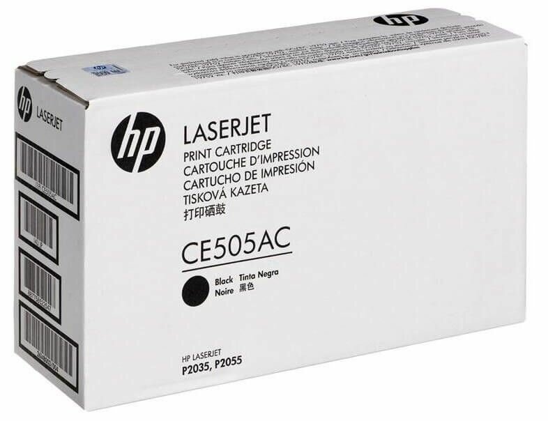 Корпоративный лазерный картридж Hewlett Packard CE505AC (HP 05A) Black