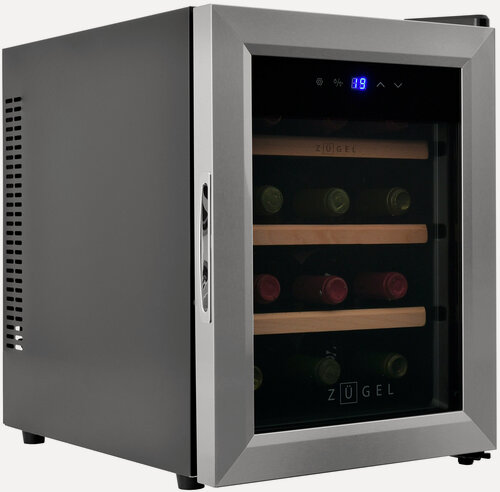 Изображение товара Винный шкаф Zugel ZTWF121B черный