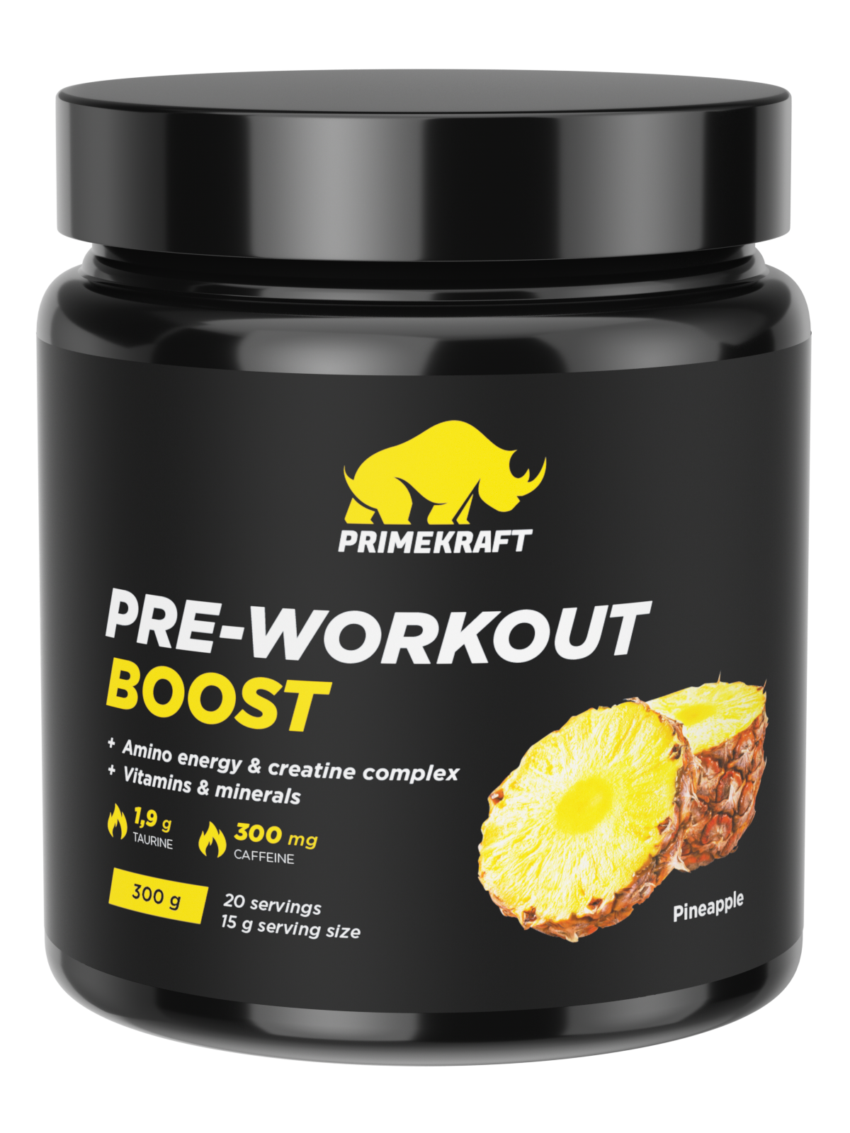 Картинки Предтренировочный комплекс PRIME KRAFT Pre-Workout Boost, Ананас / 300 г