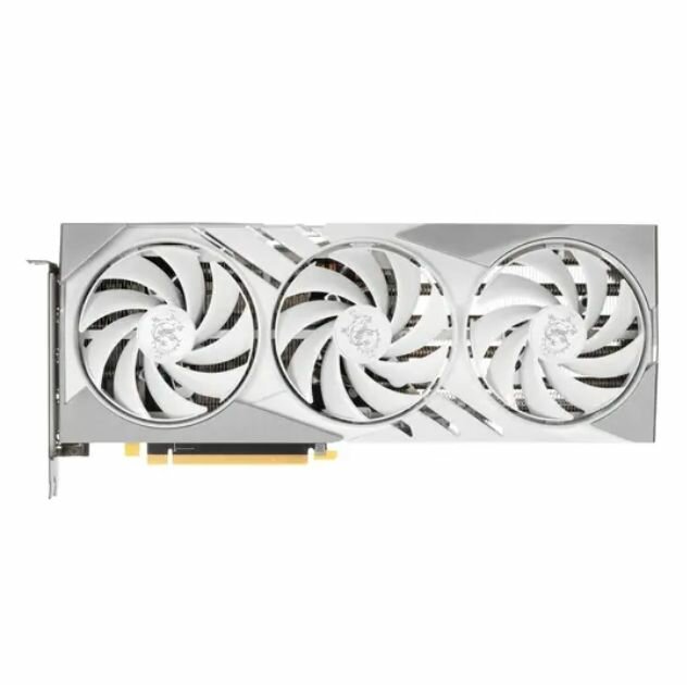 Видеокарта MSI GeForce RTX 4070 Ti SUPER GAMING X SLIM WHITE (GEFORCE RTX 4070 TI SUPER 16G GAMING X SLIM WHITE) - PCI Express 4.0, 16 ГБ, GDDR6X, 256 бит, HDMI, DisplayPort, GPU 2340 МГц