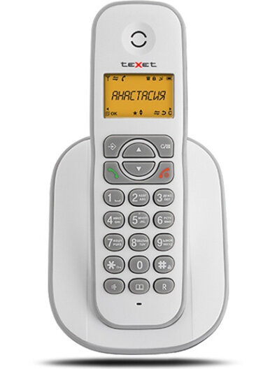 Телефон Texet TX-D4505A белый (126246)