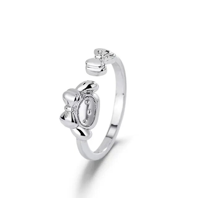 Новые милые кольца Hello Kitty для девушек, Женское кольцо, Женское кольцо Hello Kitty