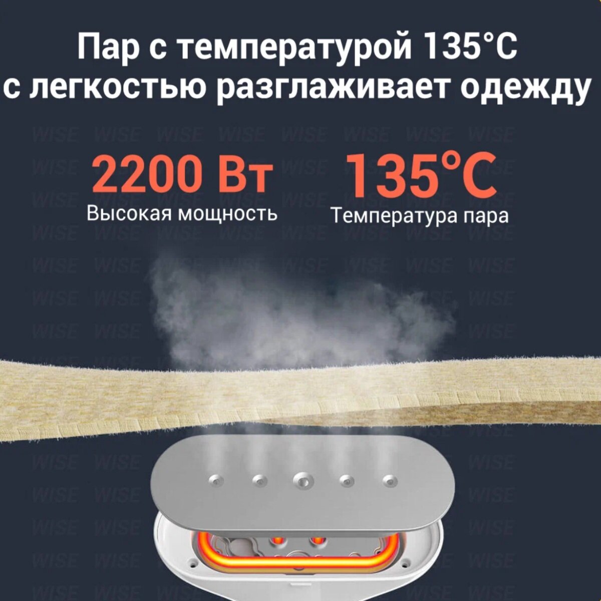 Отпариватель Xiaomi Mijia 2200Вт, давление пара до 500кПа, белый — фото 1