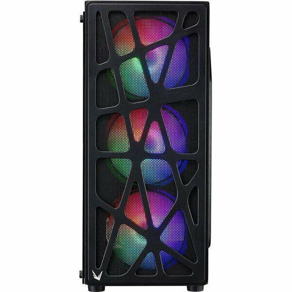 Корпус Formula Mana Geometry черный без БП ATX 120mm 1xUSB3.0 audio bott PSU