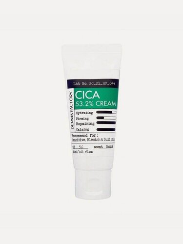 Изображение товара Derma Factory Крем для лица с экстрактом центеллы азиатской Cica 53.2% Cream 30мл