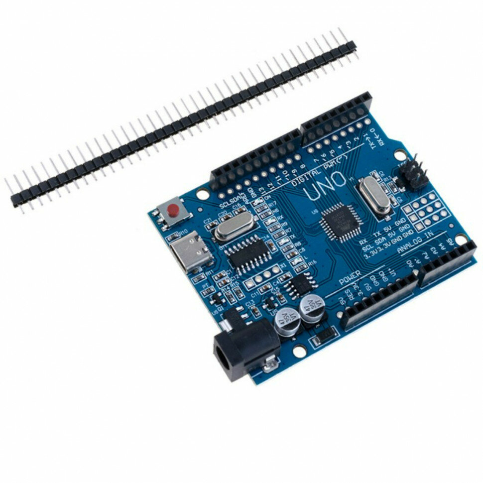 Микроконтроллер Arduino Uno R3 Type-C (совместимый)