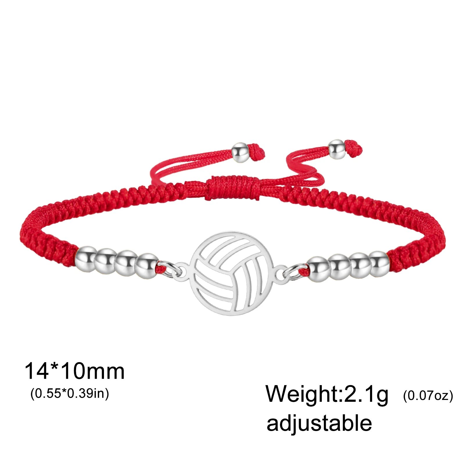 Браслет MY SHAPE красный