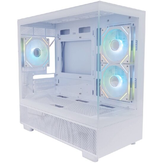 Корпус 1STPLAYER MIKU Mi5 ARGB, белый (Mi5-WH-2FC7R-W-1FC7-W)