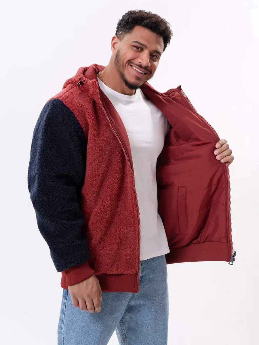 Куртка Alex BRADLY, размер 7XL, бордовый