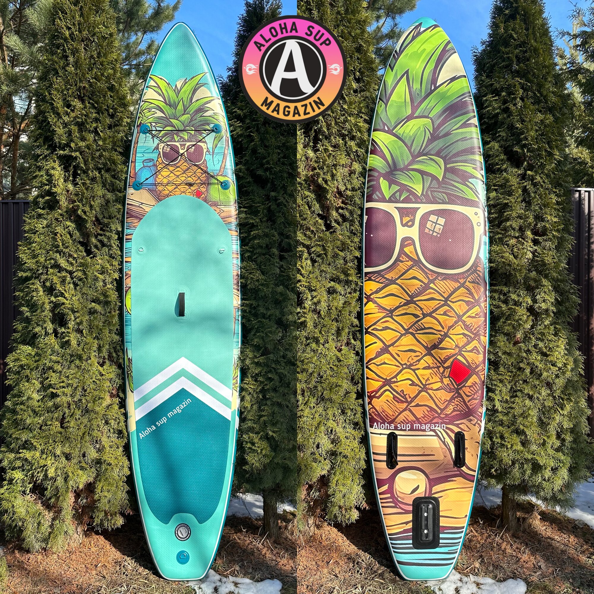 Сап-каяк ALOHA ананас 12' x 32" x 6" (366см х 82см х 15см) — фото 1
