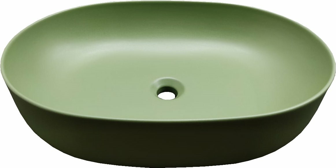Раковина Kerasan Nolita 60x40 см, verde - фото №3