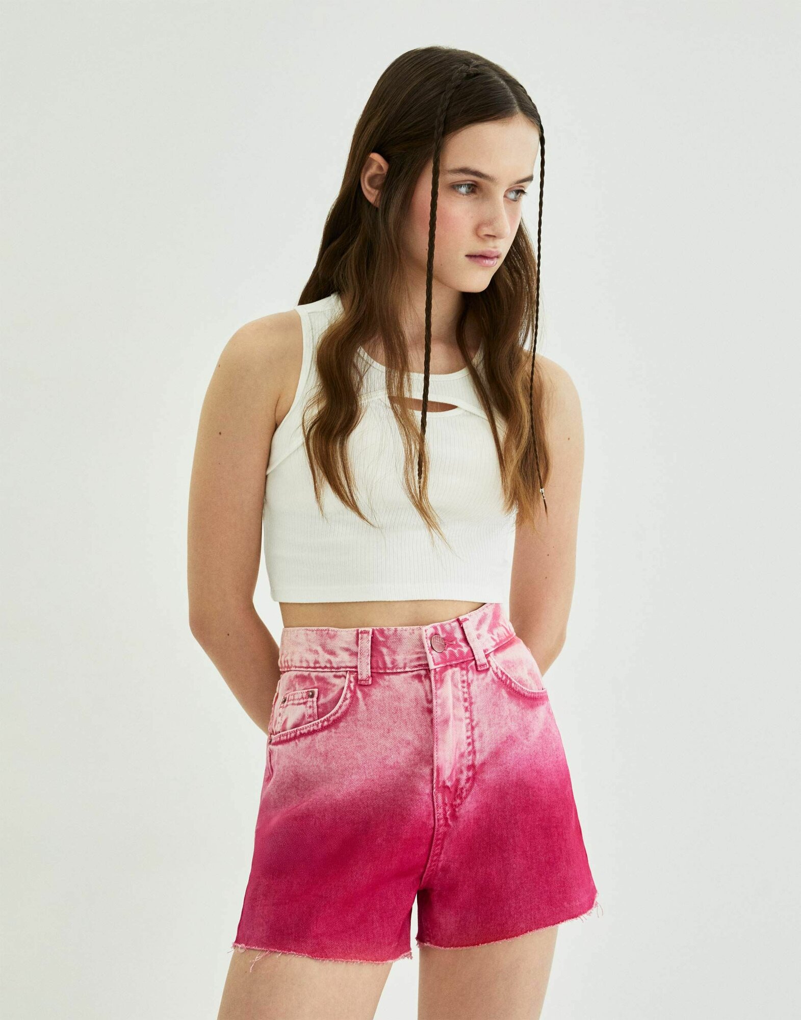 Шорты Gloria Jeans, размер 10-12л/146-152, розовый