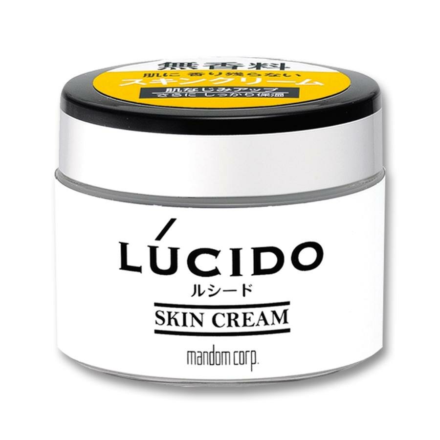 MANDOM Крем для лица LUCIDO Skin Cream мужской против пигментации со скваланом 48 гр банка