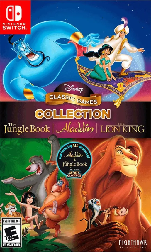 Игра Disney Classic Games: Aladdin & The Lion King для Nintendo Switch (Английская версия)