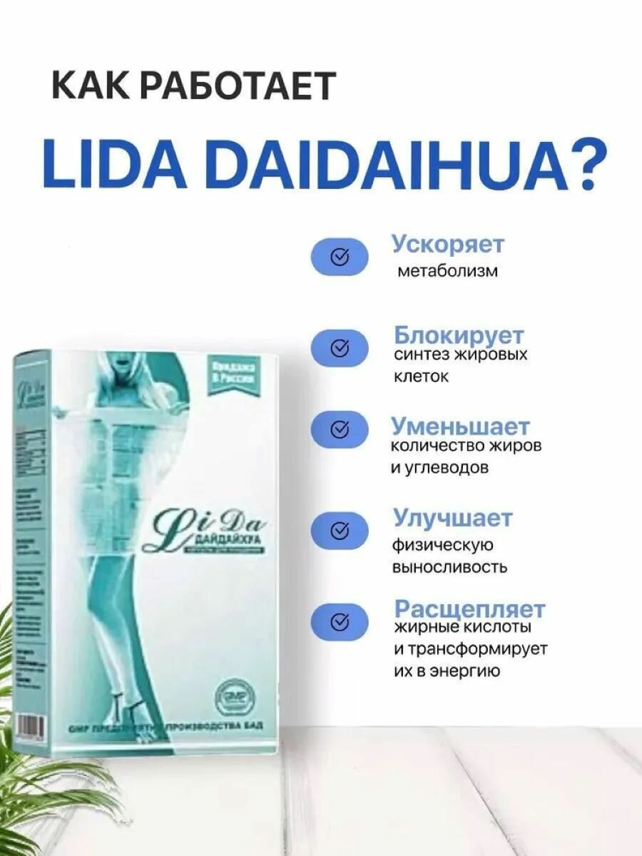 Картинки Капсулы для похудения LI DA Лида старая формула
