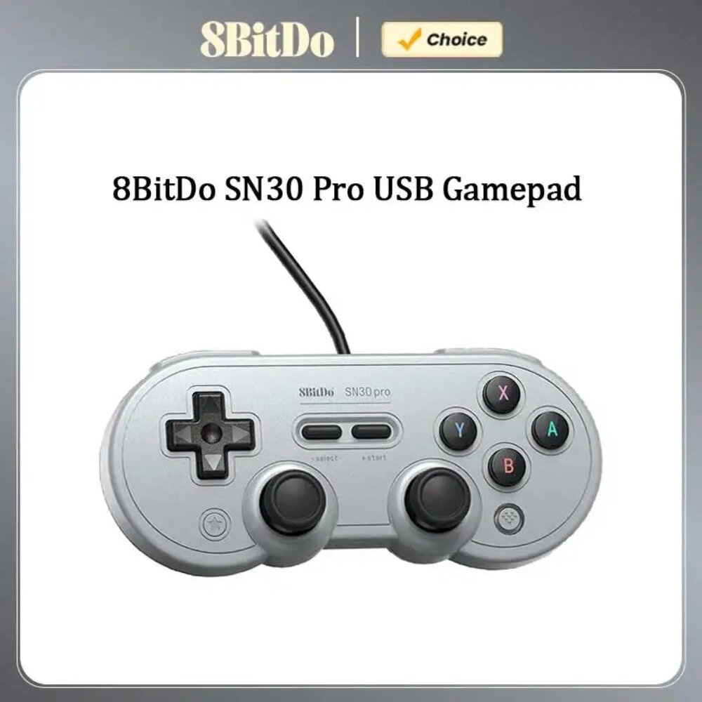 8BitDo SN30 Pro USB Геймпад Джойстик Проводной контроллер с USB кабелем для Nintendo Switch Windows Raspberry Pi