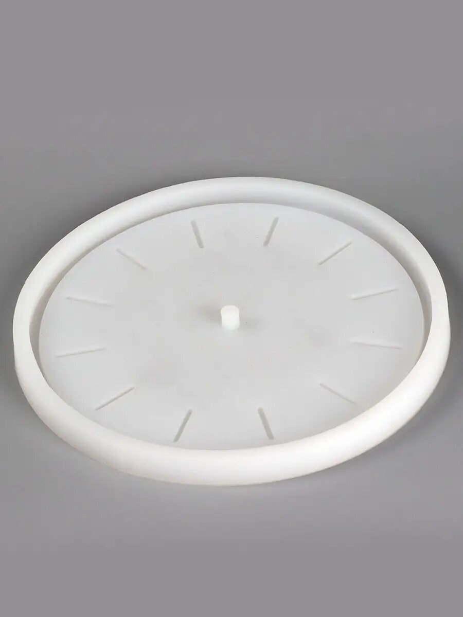 Молд силиконовый / форма Большие часы 25см для гипса — фото 1